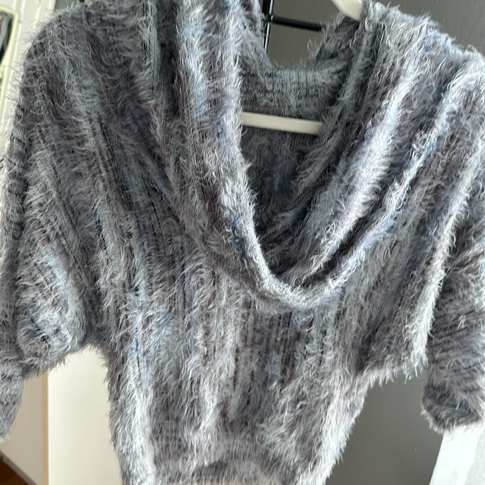 Cow neck sweater